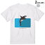 Tシャツ メンズ 半袖 ホワイト グレー デザイン S M L XL 2XL Tシャツ ティーシャツ T shirt 010993 イルカ　海　青