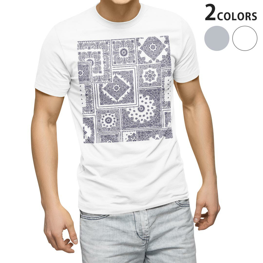 Tシャツ メンズ 半袖 ホワイト グレー デザイン S M L XL 2XL Tシャツ ティーシャ...
