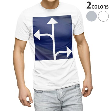 tシャツ メンズ 半袖 ホワイト グレー デザイン XS S M L XL 2XL Tシャツ ティーシャツ T shirt 011814 標識　自転車　道路