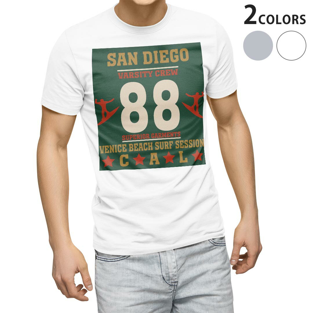 Other - Tシャツ メンズ 半袖 ホワイト グレー デザイン S M L XL 2XL Tシャツ ティーシャツ T shirt 012254 英語　ロゴ　数字