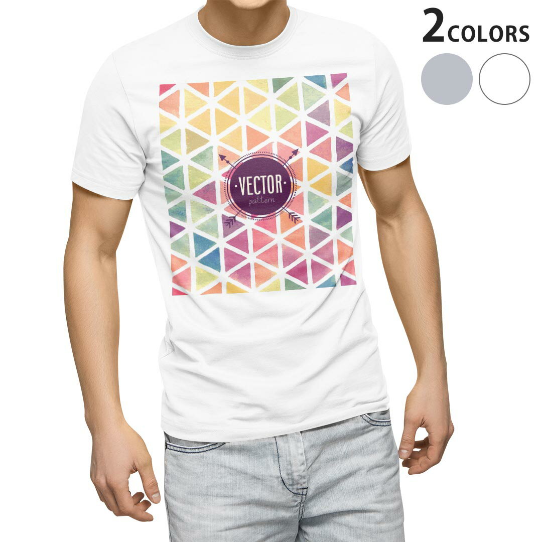 T-Shirts - Tシャツ メンズ 半袖 ホワイト グレー デザイン S M L XL 2XL Tシャツ ティーシャツ T shirt 012822 三角　英語　記号