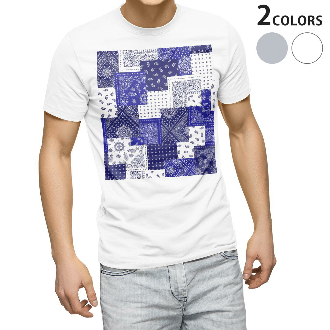 Tシャツ メンズ 半袖 ホワイト グレー デザイン S M L XL 2XL Tシャツ ティーシャ...