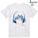 Tシャツ メンズ 半袖 ホワイト グレー デザイン S M L XL 2XL Tシャツ ティーシャツ T shirt 014180 ヘッドホン 音楽 風景
