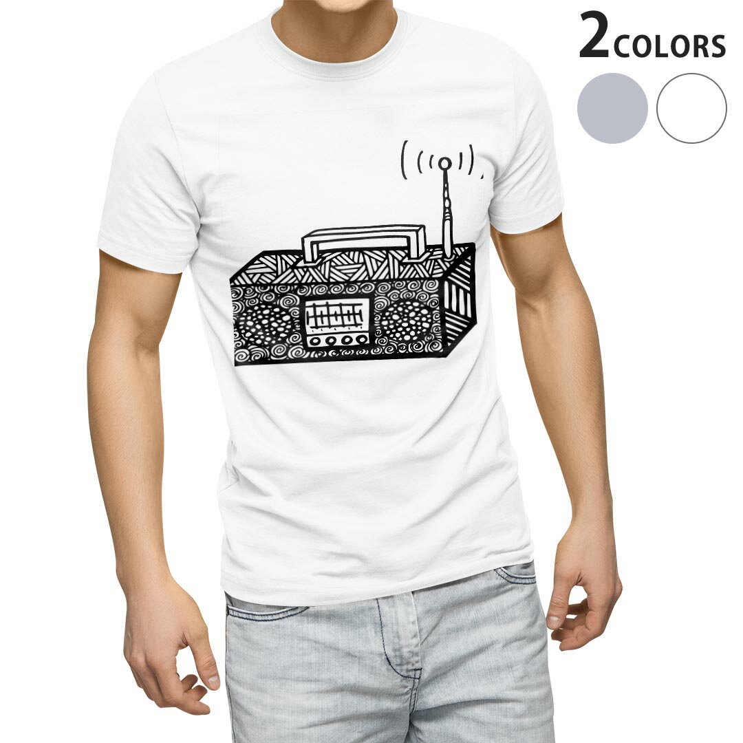 Tシャツ メンズ 半袖 ホワイト グレー デザイン S M L XL 2XL Tシャツ ティーシャツ T shirt 014216 ラ..