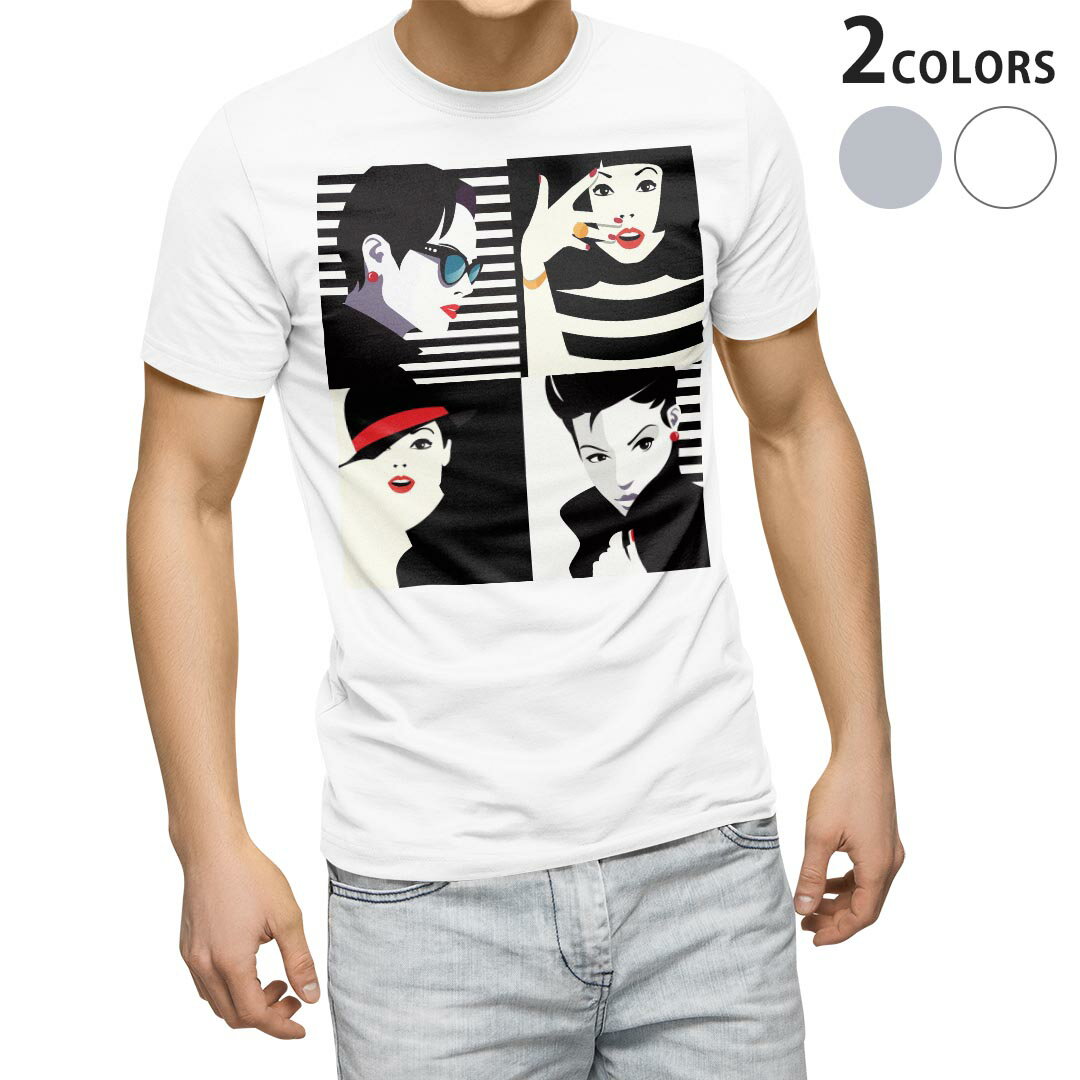 Rakuten - Tシャツ メンズ 半袖 ホワイト グレー デザイン S M L XL 2XL Tシャツ ティーシャツ T shirt 014415 おしゃれ　ファッション　人物