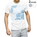 Tシャツ メンズ 半袖 ホワイト グレー デザイン S M L XL 2XL Tシャツ ティーシャツ T shirt 014768 あじさい 花 青(4)