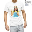 Tシャツ メンズ 半袖 ホワイト グレー デザイン S M L XL 2XL Tシャツ ティーシャツ T shirt 014930 夏 外国人 すいか
