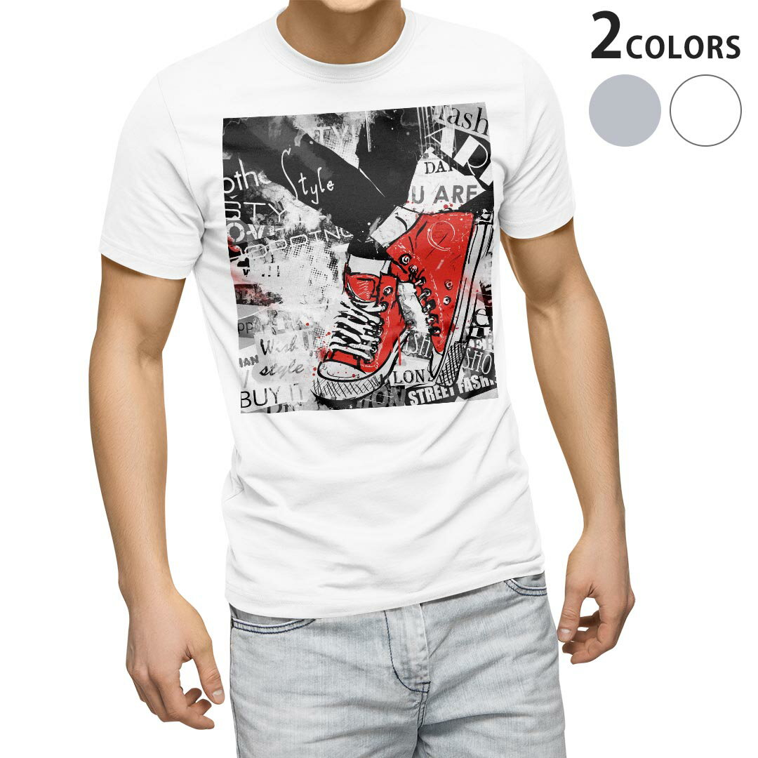 Tシャツ メンズ 半袖 ホワイト グレー デザイン S M L XL 2XL Tシャツ ティーシャツ T shirt 014972 イ..