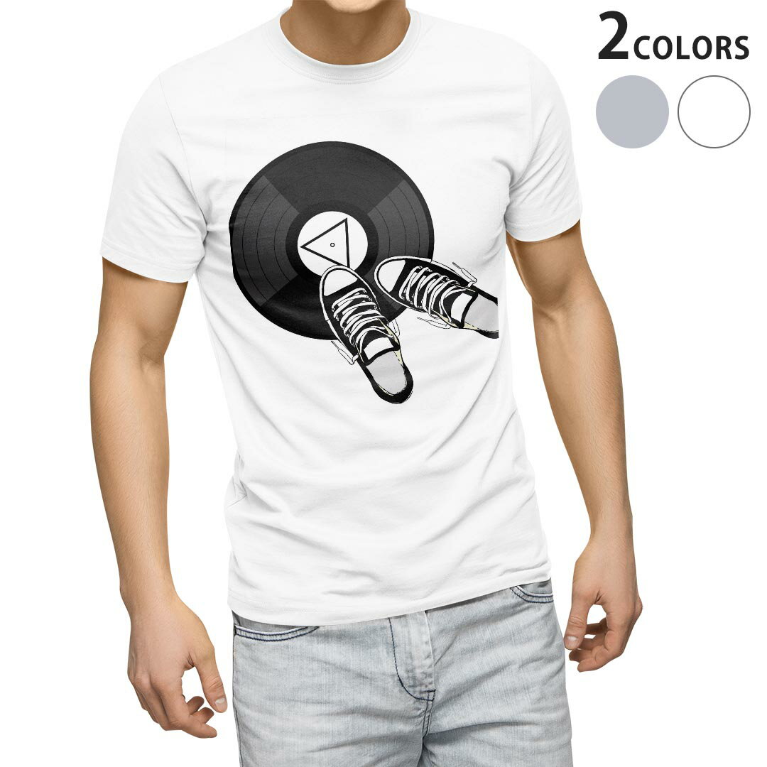 Tシャツ メンズ 半袖 ホワイト グレー デザイン S M L XL 2XL Tシャツ ティーシャツ T shirt 015671 靴..