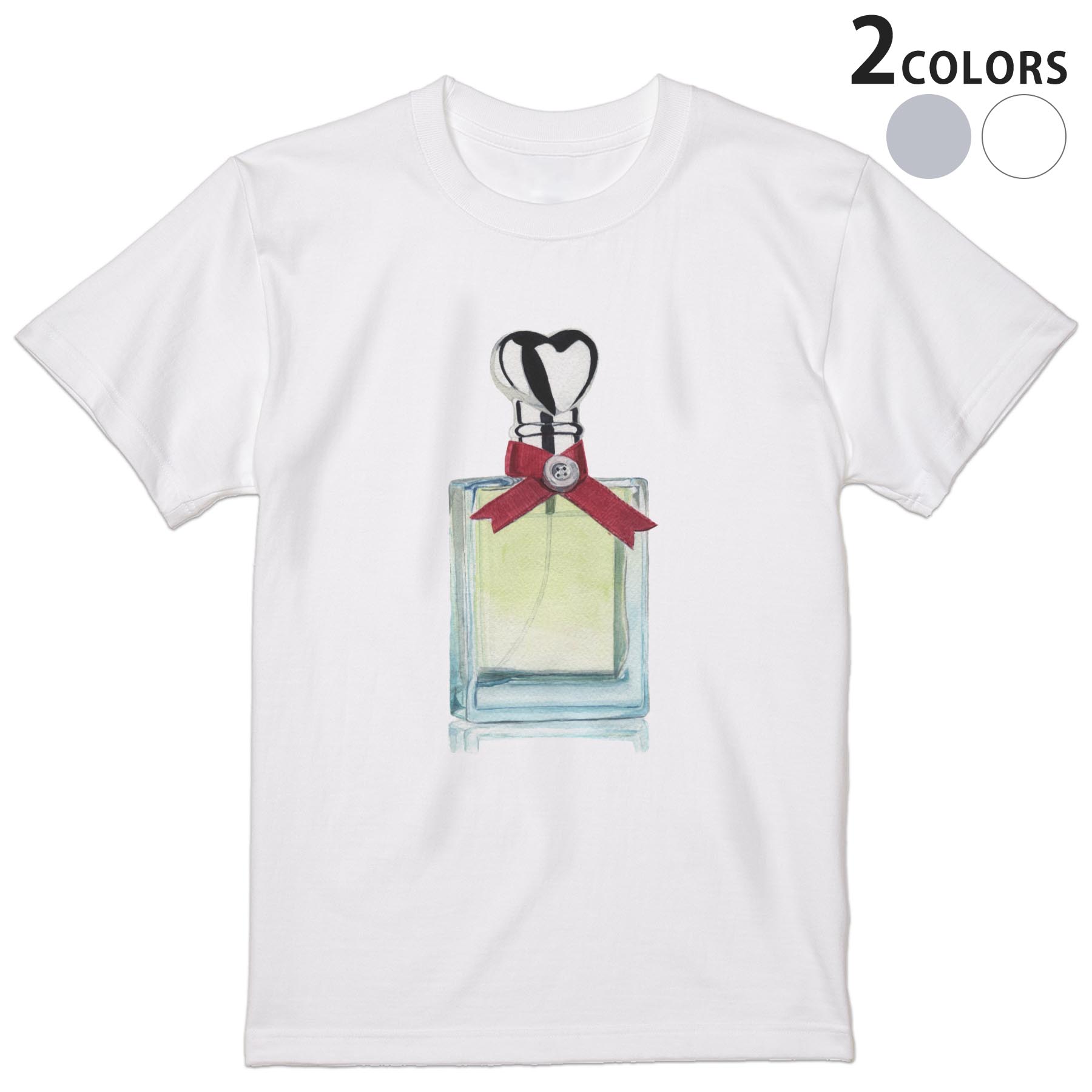 Tシャツ メンズ 半袖 ホワイト グレー デザイン S M L XL 2XL Tシャツ ティーシャツ T shirt 015828 香水　perfume　化粧