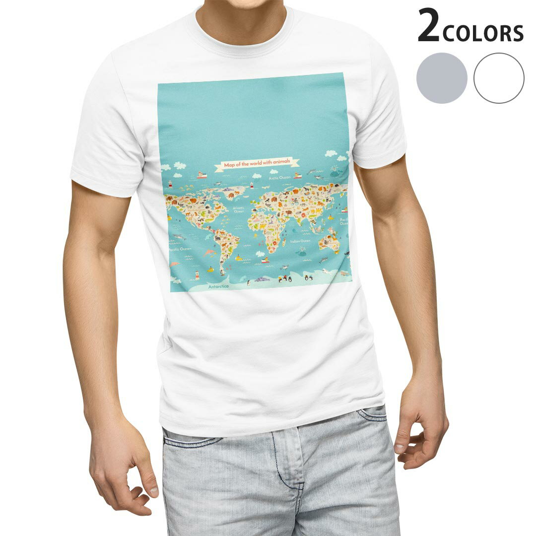 Tシャツ メンズ 半袖 ホワイト グレー デザイン S M L XL 2XL Tシャツ ティーシャツ T shirt 016034 世..