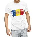 Tシャツ メンズ 半袖 ホワイト グレー デザイン S M L XL 2XL Tシャツ ティーシャツ T shirt 018381 andorra アンドラ(4)