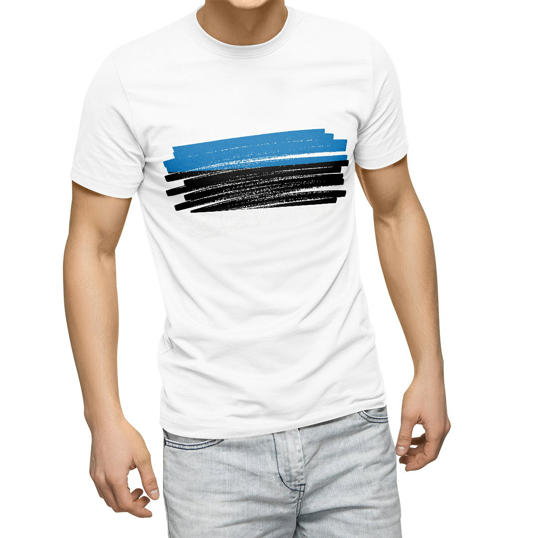 Tシャツ メンズ 半袖 ホワイト グレー デザイン S M L XL 2XL Tシャツ ティーシャツ T shirt 018442 estonia エストニア
