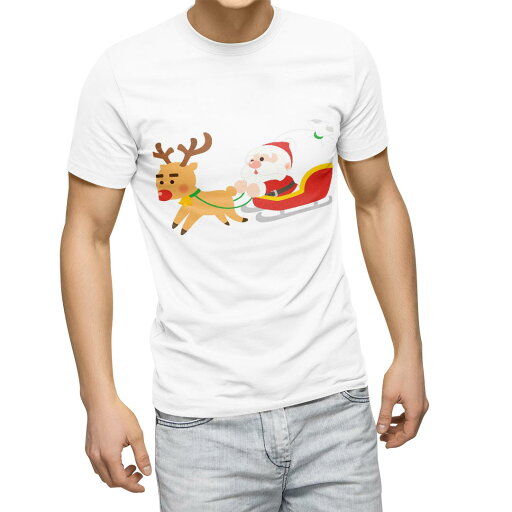 Tシャツ メンズ 半袖 ホワイト 無地 デザイン M ティーシャツ T shirt 009415 クリスマス 冬 サンタ キャラクター Tシャツ メンズ 半袖 ホワイト 無地 デザイン M ティーシャツ T shirt 009415 クリスマス 冬 サンタ キャラクター