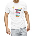 Tシャツ メンズ 半袖 ホワイト 無地 デザイン M ティーシャツ T shirt 015336 こどもの日 鯉のぼり 兜 熊