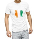 Tシャツ メンズ 半袖 ホワイト 無地 デザイン M ティーシャツ T shirt 018803 cote_d'Ivore コートジボワール