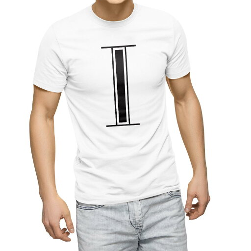 Tシャツ メンズ 半袖 ホワイト 無地 デザイン M ティーシャツ T shirt 019350 文字 i アルファベット Tシャツ メンズ 半袖 ホワイト 無地 デザイン M ティーシャツ T shirt 019350 文字 i アルファベット