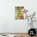 ポスター ウォールステッカー シール式ステッカー 飾り 127×178mm 2L 写真 フォト 壁 インテリア おしゃれ 剥がせる wall sticker poster 000144 レゲエ ラスタカラー ピース