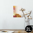ポスター ウォールステッカー シール式ステッカー 飾り 127×178mm 2L 写真 フォト 壁 インテリア おしゃれ 剥がせる wall sticker poster 001298 紅葉 秋