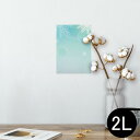 ポスター ウォールステッカー シール式ステッカー 飾り 127×178mm 2L 写真 フォト 壁 インテリア おしゃれ 剥がせる wall sticker poster 001436 雪の結晶 冬 シャボン玉