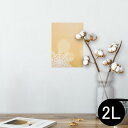 ポスター ウォールステッカー シール式ステッカー 飾り 127×178mm 2L 写真 フォト 壁 インテリア おしゃれ 剥がせる wall sticker poster 001438 雪の結晶 冬 シャボン玉
