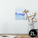 ポスター ウォールステッカー シール式ステッカー 飾り 127×178mm 2L 写真 フォト 壁 インテリア おしゃれ 剥がせる wall sticker poster 001747 水玉 シャボン玉 バブル