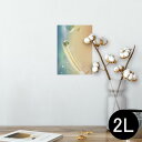 ポスター ウォールステッカー シール式ステッカー 飾り 127×178mm 2L 写真 フォト 壁 インテリア おしゃれ 剥がせる wall sticker poster 001909 シンプル しゃぼん玉 青