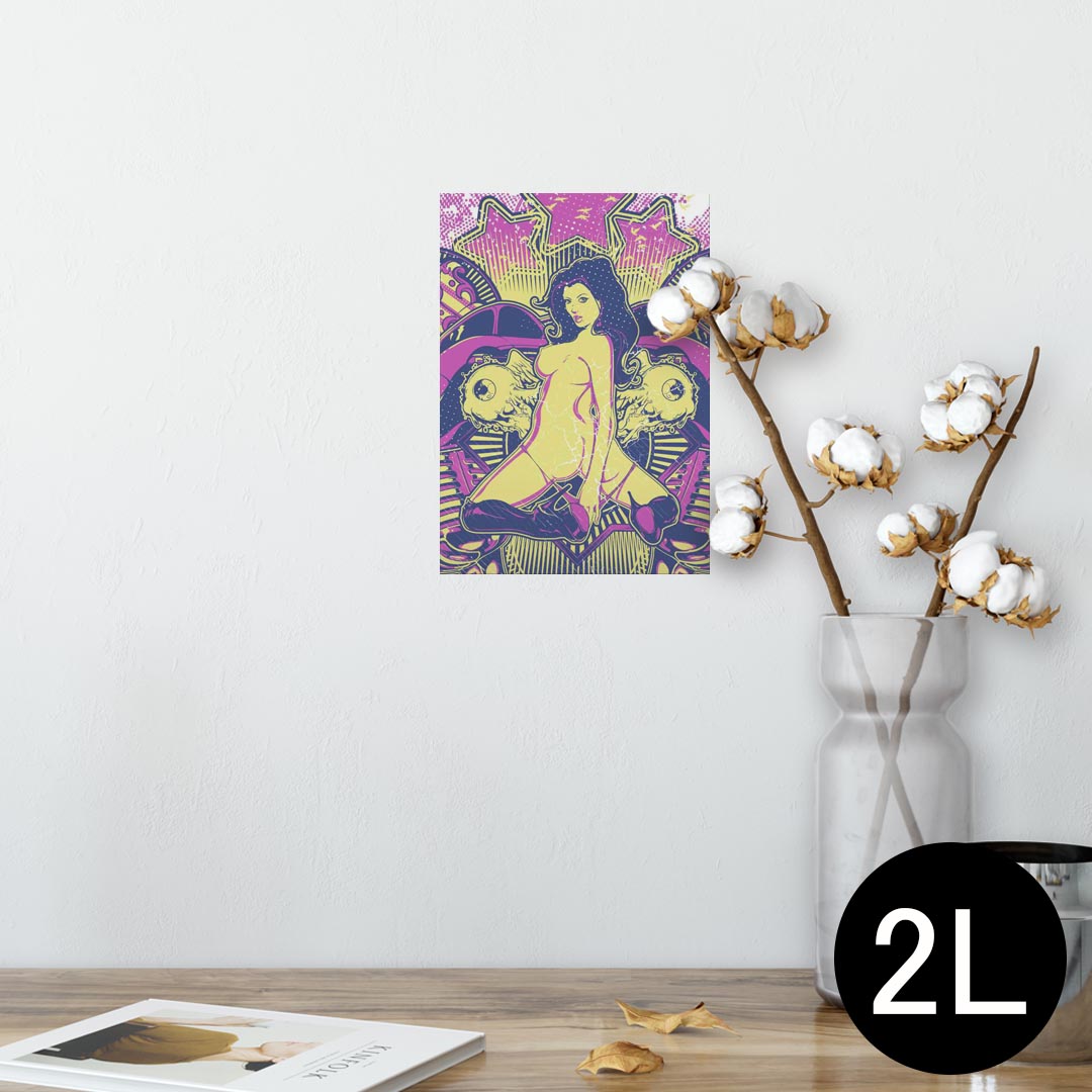 ポスター ウォールステッカー シール式ステッカー 飾り 127×178mm 2L 写真 フォト 壁 インテリア おし..