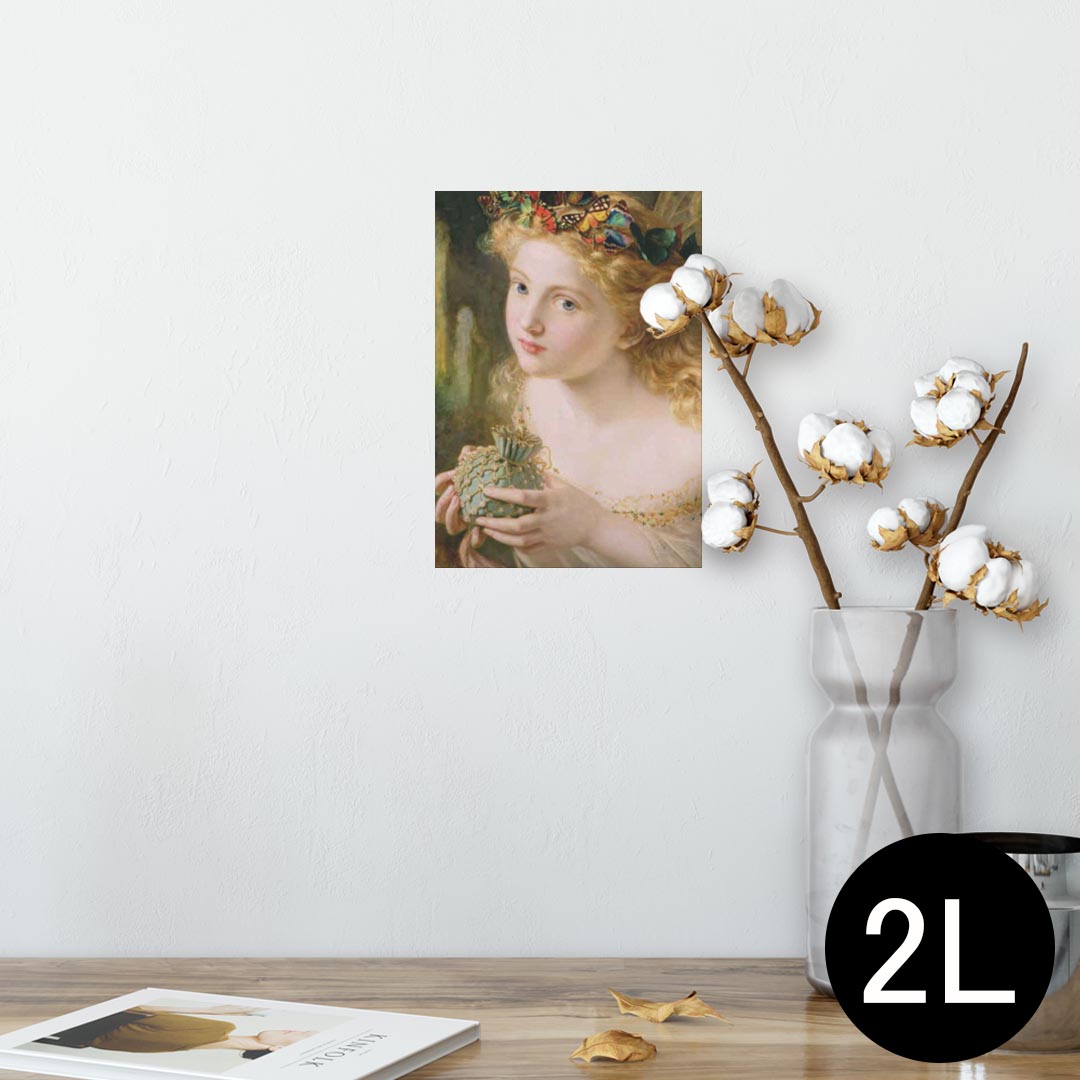 ポスター ウォールステッカー シール式ステッカー 飾り 127×178mm 2L 写真 フォト 壁 インテリア おしゃれ 　剥がせる wall sticker poster 003199 人物　絵画　イラスト