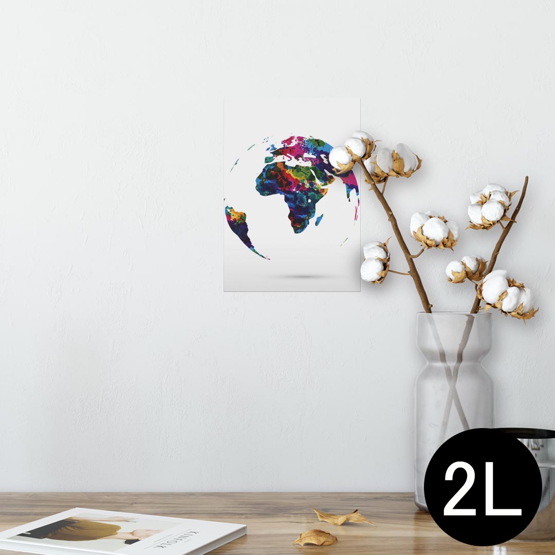 ポスター ウォールステッカー シール式ステッカー 飾り 127×178mm 2L 写真 フォト 壁 インテリア おし..