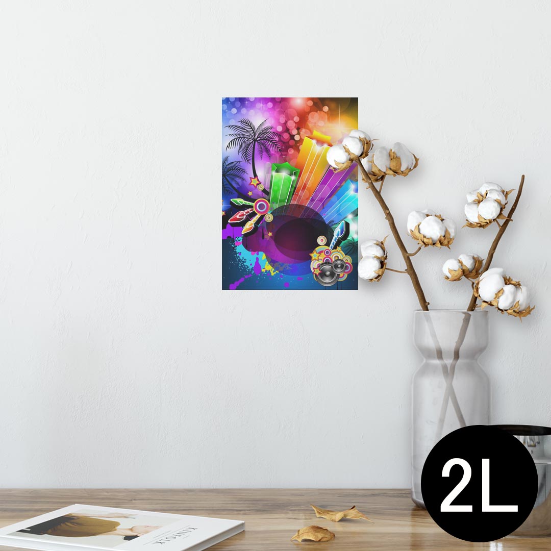 ポスター ウォールステッカー シール式ステッカー 飾り 127×178mm 2L 写真 フォト 壁 インテリア おし..