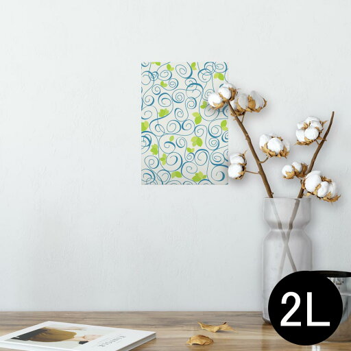 ポスター ウォールステッカー シール式ステッカー 飾り 127×178mm 2L 写真 フォト 壁 インテリア おしゃれ 剥がせる wall sticker poster 005031 模様 青 植物 ポスター ウォールステッカー シール式ステッカー 飾り 127×178mm 2L 写真 フォト 壁 インテリア おしゃれ 剥がせる wall sticker poster 005031 模様 青 植物