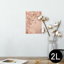 ポスター ウォールステッカー シール式ステッカー 飾り 127×178mm 2L 写真 フォト 壁 インテリア おしゃれ 剥がせる wall sticker poster 005271 薔薇 ハート シャボン玉