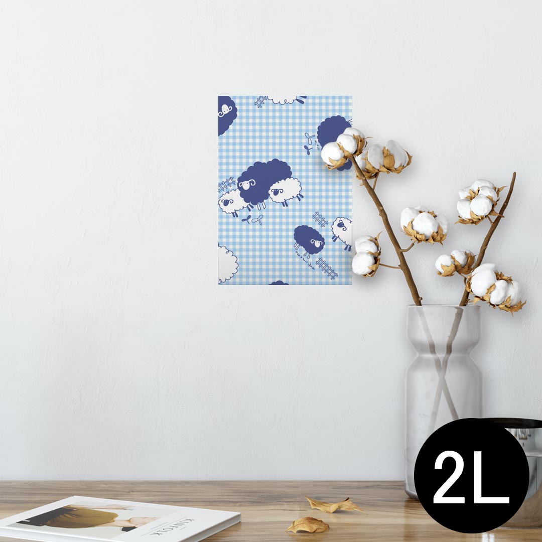 ポスター ウォールステッカー シール式ステッカー 飾り 127×178mm 2L 写真 フォト 壁 インテリア おし..