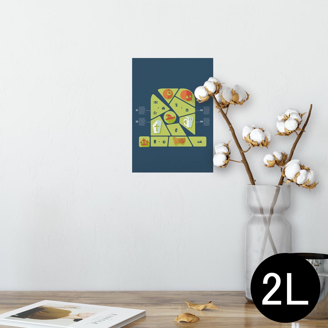 ポスター ウォールステッカー シール式ステッカー 飾り 127×178mm 2L 写真 フォト 壁 インテリア おし..