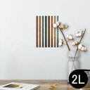 ポスター ウォールステッカー シール式ステッカー 飾り 127×178mm 2L 写真 フォト 壁 インテリア おしゃれ 剥がせる wall sticker poster 008433 ストライプ レトロ 赤 青 模様