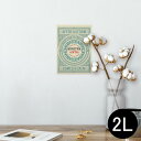ポスター ウォールステッカー シール式ステッカー 飾り 127×178mm 2L 写真 フォト 壁 インテリア おしゃれ 剥がせる wall sticker poster 010152 外国 英語 文字(3)