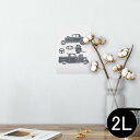 ポスター ウォールステッカー シール式ステッカー 飾り 127×178mm 2L 写真 フォト 壁 インテリア おしゃれ 　剥がせる wall sticker poster 011204 車　乗り物　レトロ