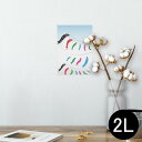 ポスター ウォールステッカー シール式ステッカー 飾り 127×178mm 2L 写真 フォト 壁 インテリア おしゃれ 剥がせる wall sticker ...