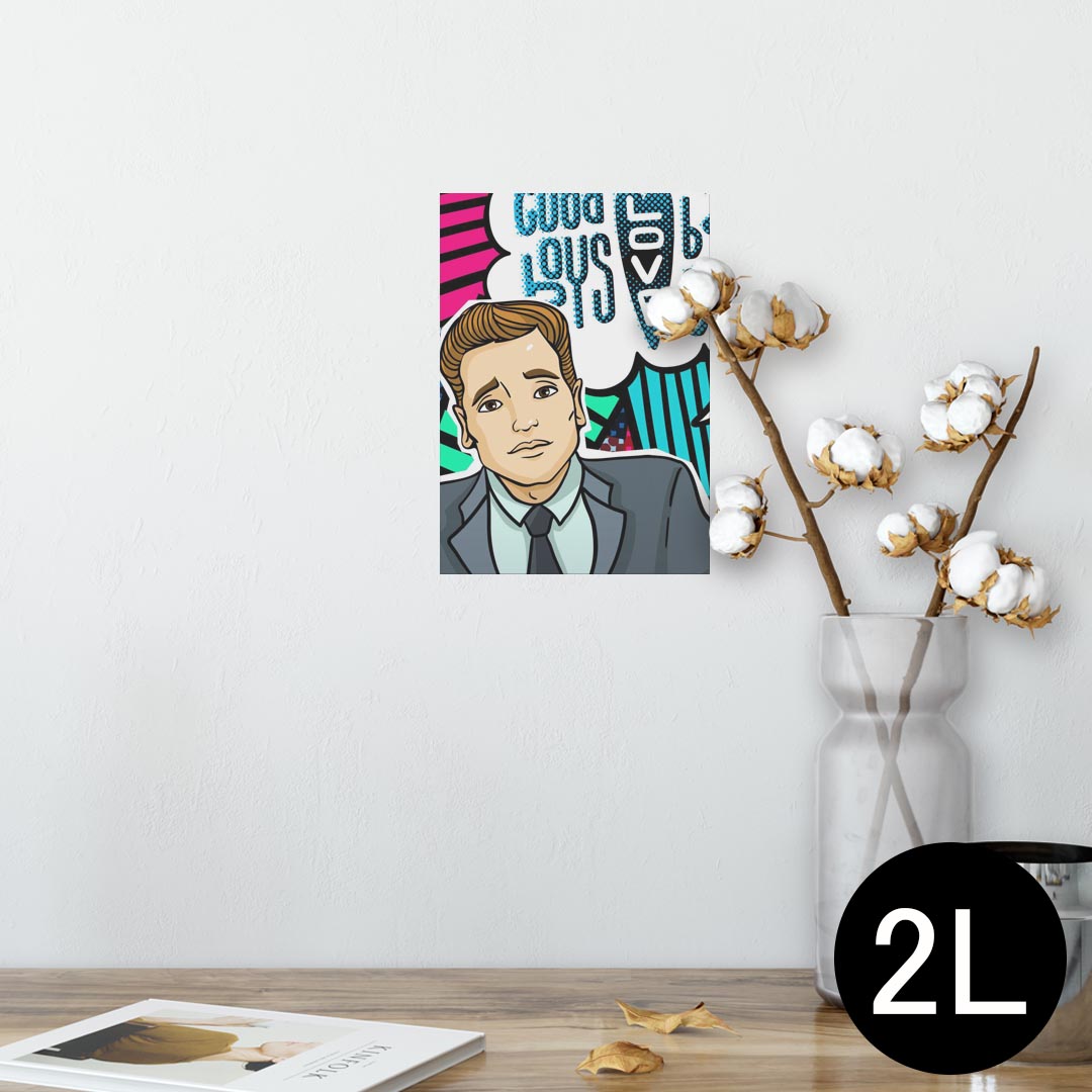 ポスター ウォールステッカー シール式ステッカー 飾り 127×178mm 2L 写真 フォト 壁 インテリア おし..