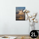 ポスター ウォールステッカー シール式ステッカー 飾り 127×178mm 2L 写真 フォト 壁 インテリア おしゃれ 剥がせる wall sticker poster 013534 写真 海 空