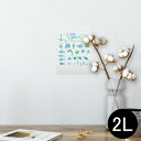 ポスター ウォールステッカー シール式ステッカー 飾り 127×178mm 2L 写真 フォト 壁 インテリア おしゃれ 剥がせる wall sticker poster 013976 海 夏 魚