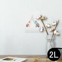 ポスター ウォールステッカー シール式ステッカー 飾り 127×178mm 2L 写真 フォト 壁 インテリア おしゃれ 剥がせる wall sticker poster 014082 ゾウ 動物 アニマル