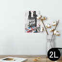 ポスター ウォールステッカー シール式ステッカー 飾り 127×178mm 2L 写真 フォト 壁 インテリア おしゃれ 剥がせる wall sticker poster 014209 音楽 楽器 ロック