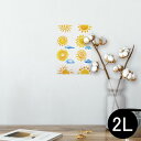 ポスター ウォールステッカー シール式ステッカー 飾り 127×178mm 2L 写真 フォト 壁 インテリア おしゃれ 剥がせる wall sticker poster 014382 太陽 天気