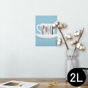 ポスター ウォールステッカー シール式ステッカー 飾り 127×178mm 2L 写真 フォト 壁 インテリア おしゃれ 剥がせる wall sticker poster 014442 カフェ マグカップ