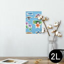 ポスター ウォールステッカー シール式ステッカー 飾り 127×178mm 2L 写真 フォト 壁 インテリア おしゃれ 剥がせる wall sticker ...