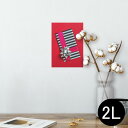 ポスター ウォールステッカー シール式ステッカー 飾り 127×178mm 2L 写真 フォト 壁 インテリア おしゃれ 剥がせる wall sticker ...