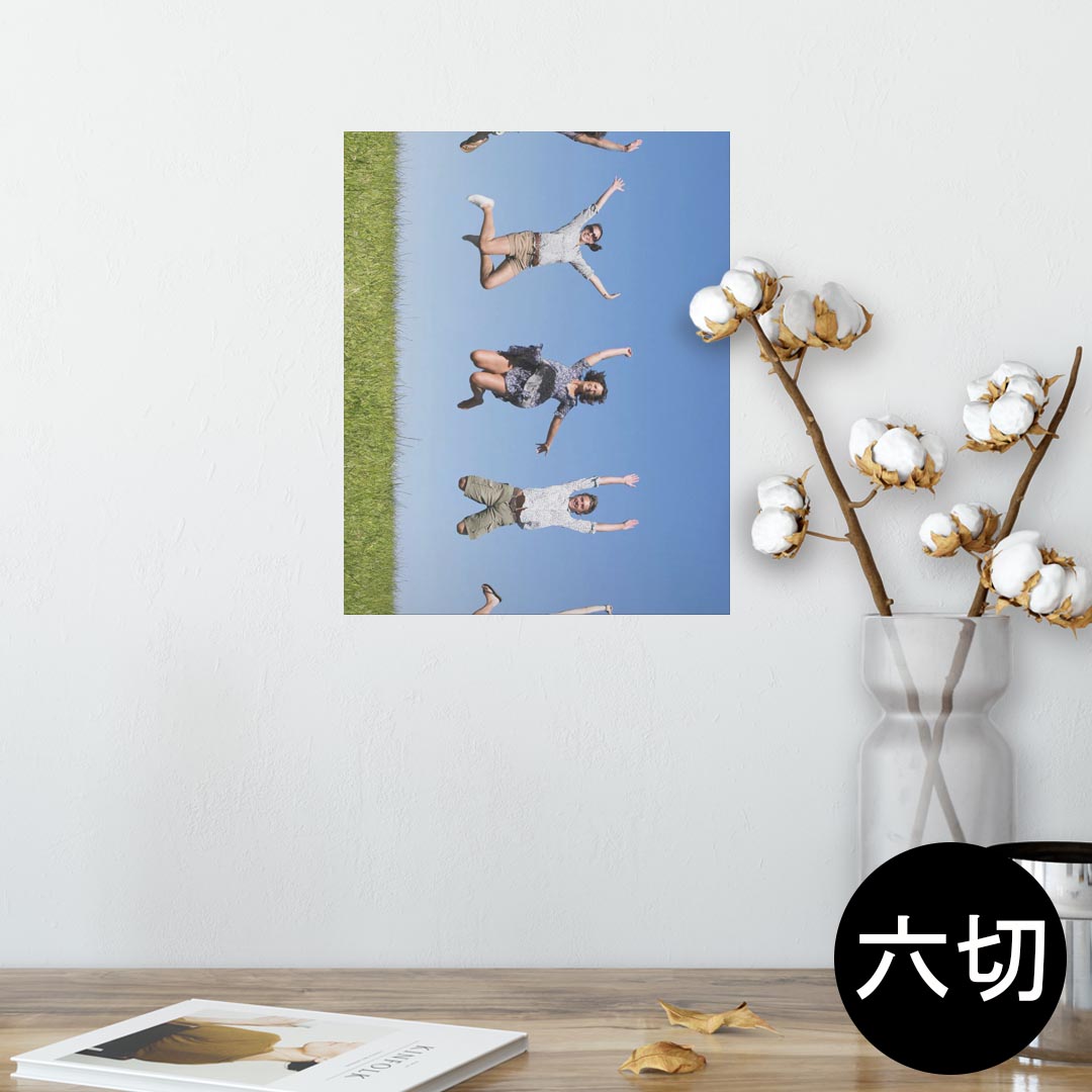 ポスター ウォールステッカー シール式ステッカー 飾り 203×254 六つ切り 写真 フォト 壁 インテリア おしゃれ 　剥がせる wall sticker poster 002743 人物　外国人　写真