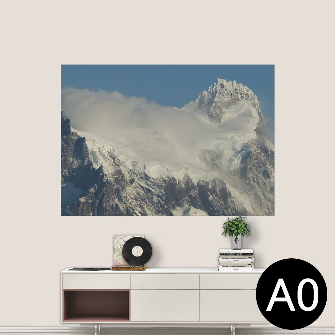 ポステッカー ポスター ウォールステッカー シール式ステッカー 飾り 841mm×1189mm A0 写真 フォト 壁 インテリア おしゃれ 剥がせる wall sticker poster 023894 山　写真　景色